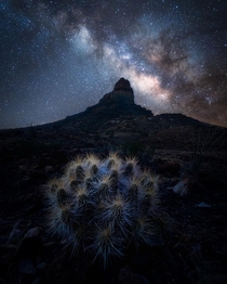 The Milky Way over Big Bend National Park 
