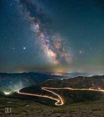 The Milky Way over Loveland Pass Colorado
