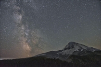 The Milky Way over Mt Hood Oregon   x 