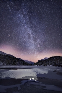 The Milky Way over Parc National de la Jacques-Cartier