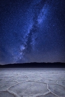 The Milky Way over the Bonneville Salt Flats
