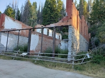 The miners union hall in the ghost town of Granite MT