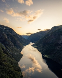 The moment you wake up and you realize it is a special sunrise - taken in Fjord Norway early morning at  am  - more of my landscapes at insta glacionaut
