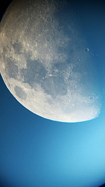 The Moon through my new telescope