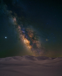The most desolate places come to life at night This was taken last summer at the Glamis Sand Dunes in Southern California on a particularly hot July daynight x 