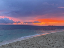 The most mesmerizing sunset of my life - Grand Cayman Cayman Islands unedited