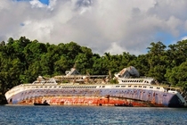 The MS World Discoverer Chillin in Roderick Bay Nggela Island since 
