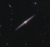 The Needle Galaxy NGC  looks like a flying saucer 