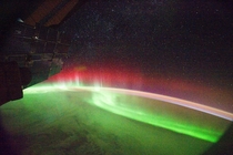 The Northern Lights as seen from the ISS  Photo credit NASA