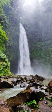 The Nungnung waterfall Bali Indonesia  x