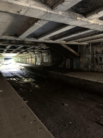 The old abandoned underground train station under Botanic Gardens in Glasgows West End  More pics in the link below in the comments