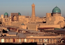The old Islamic city of Bukhara at sunset Image - Adam Jones