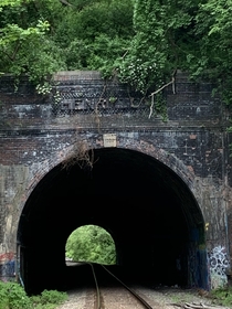 The old tunnel is all that remains of Henryton Maryland