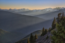The Olympic Mountains of Washington USA  photo by Mark Betts