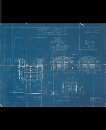 The original blueprint for my home c