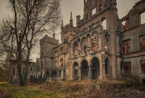 The overgrown ruins of Kopice Castle Poland  By DARKstyle Pictures