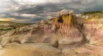 The Paint Mines after a summer storm 
