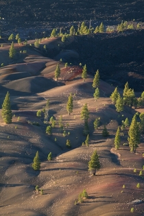 The Painted Dunes of Lassen Volcanic National Park Just outside Redding California 