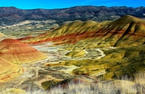 The Painted Hills Of Oregon USA by Cole Chase 