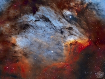 The Pelican Nebula in Gas Dust and Stars by Yannick Akar