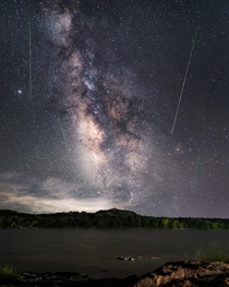 The Perseid meteor shower over Central Texas 