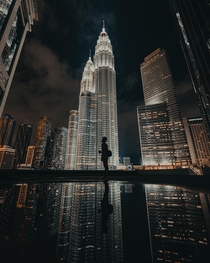 The Petronas Twin Towers Kuala Lumpur Malaysia