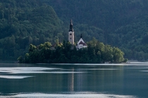 The Pilgrimage Church of the Assumption of Mary on Bled Island in Slovenia Built in the th century 