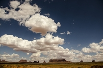The pink clouds of Monument Valley 