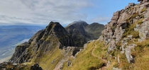 The pinnacles of Liathach Torridon Scotland 