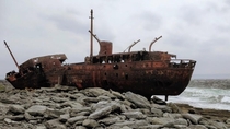 The Plassey shipwreck of Inisheer Washed ashore 