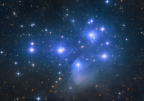 The Pleiades Star Cluster imaged from my backyard 