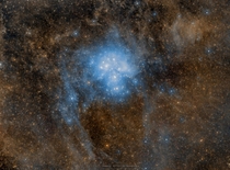 The Pleiades Star Cluster Messier  and the interstellar dust