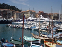 The port at Nice France 