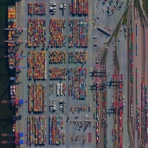 The Port of Hamburg - known as Germanys Gateway to the World - is located on the Elbe River in Hamburg On an average day the facility is accessed by  ships  freight trains and  trucks In total the port moves  million tonnes of cargo each year 