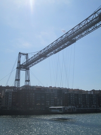 The Puente de Vizcaya  Bizkaiko Zubia Bilbao - the oldest transporter bridge in the world 