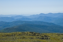 The rare -mile view from the summit of Mount Washington NH  OC - they judge distance by which range you can see