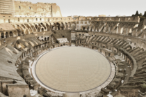 The redesigned Colosseums amphitheatre will have a retractable floor in its entire surface