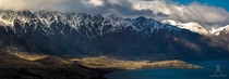 The Remarkables absolutely dwarf the hills surrounding Queenstown NZ 