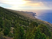 The remote coast of El Hierro Canary Islands 