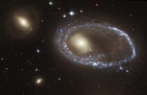 The ring galaxy AM - looks like an Easter Egg 