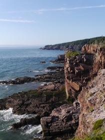 The Rocky Coast of the Bay of Fundy Cape Chignecto Provincial Park Nova Scotia Canada 