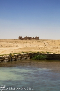 The Roman desert castle known as Bashir located in Jordan 
