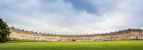 The Royal Crescent in Bath England 