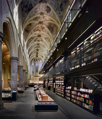 The Selexyz Dominicanen is a bookstore housed inside a  year old Gothic Church in Amsterdam 
