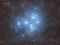 The Seven Sisters in a Dusty Veil 