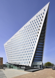 The sharp Hague municipal office by Rudy Uytenhaak 