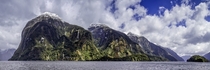 The shores of Doubtful Sound Fiordland New Zealand 