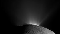 The South Pole of Enceladus a moon of Saturn taken by the Cassini spacecraft in 