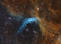 The Space Dolphin Nebula -  light years from Earth credit uchucksastro 