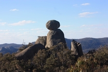 The Sphinx and Turtle Rock at Girraween National Park Queensland 